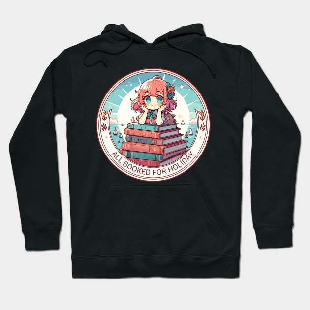 Cute All booked for holiday christmas Hoodie by TomFrontierArt